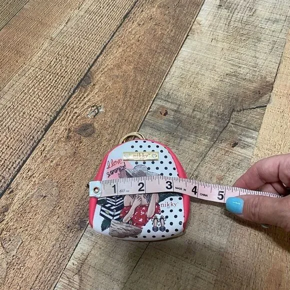 Nicole Lee Nikky Mini Bag U.S.A. 3.5" Backpack Keychain - Picture 11 of 12